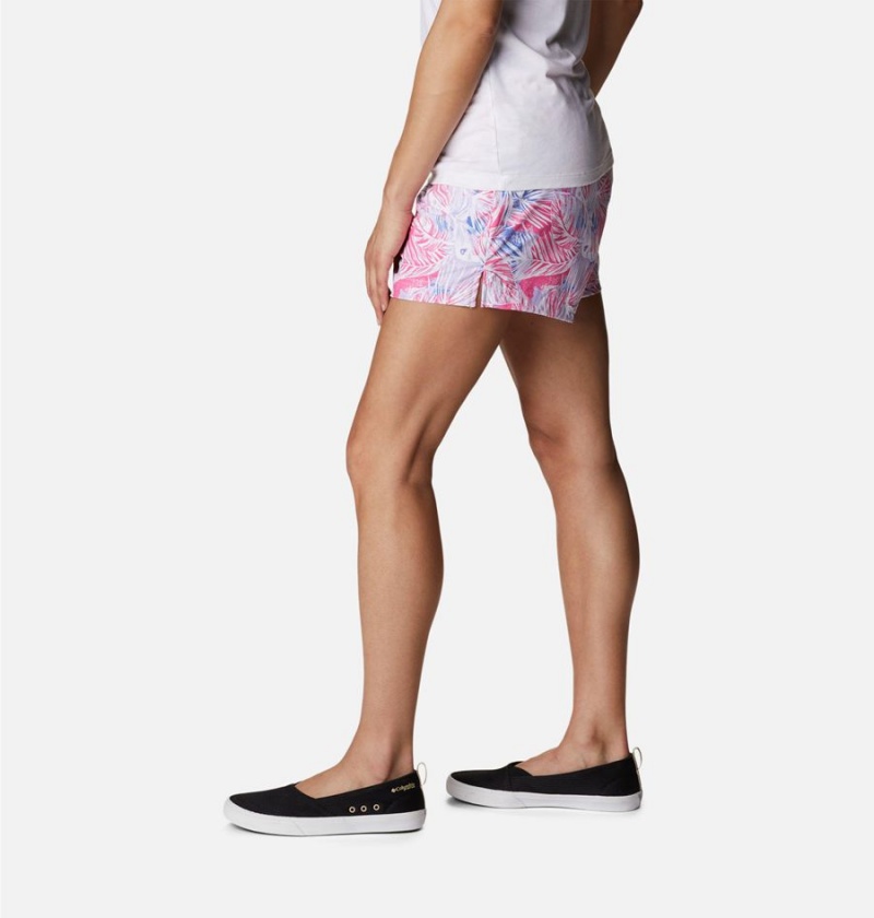 Columbia PFG Super Slack Water Stretch Water Women's Shorts Pink | JVCPOG-145