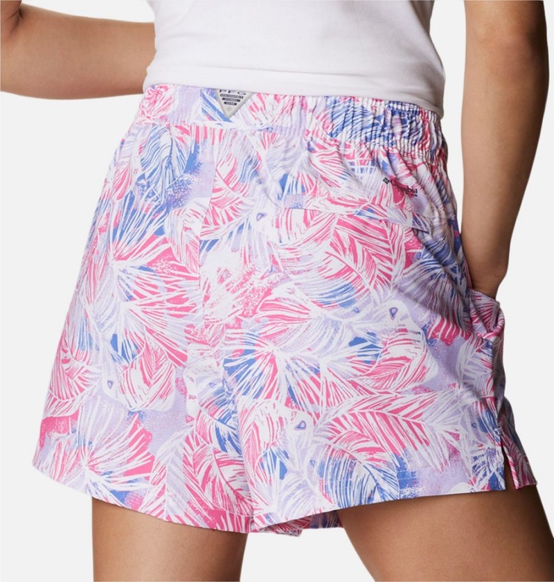 Columbia PFG Super Slack Water Stretch Water Women's Shorts Pink | JVCPOG-145
