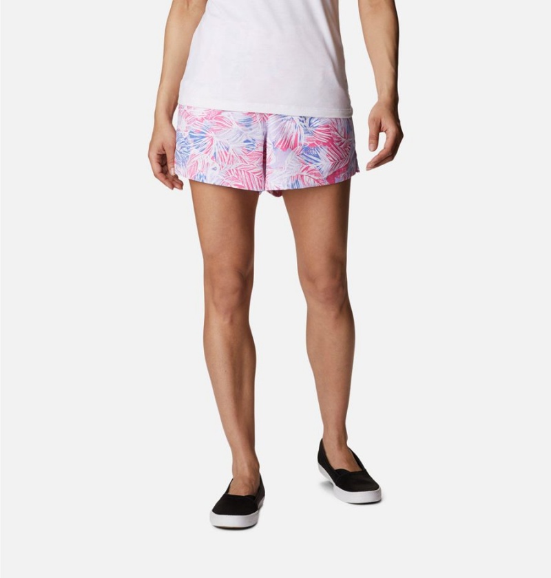 Columbia PFG Super Slack Water Stretch Water Women\'s Shorts Pink | JVCPOG-145