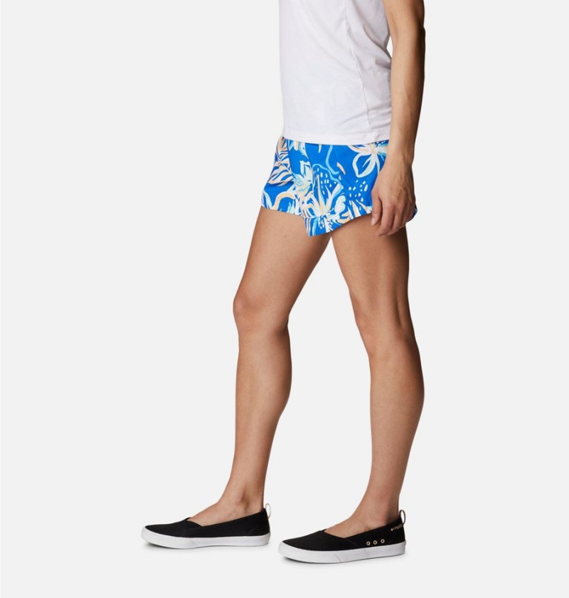 Columbia PFG Super Tamiami Pull-On Women's Shorts Blue | CJMZOA-457