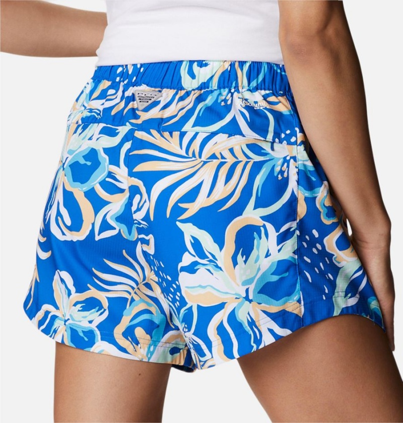 Columbia PFG Super Tamiami Pull-On Women's Shorts Blue | CJMZOA-457