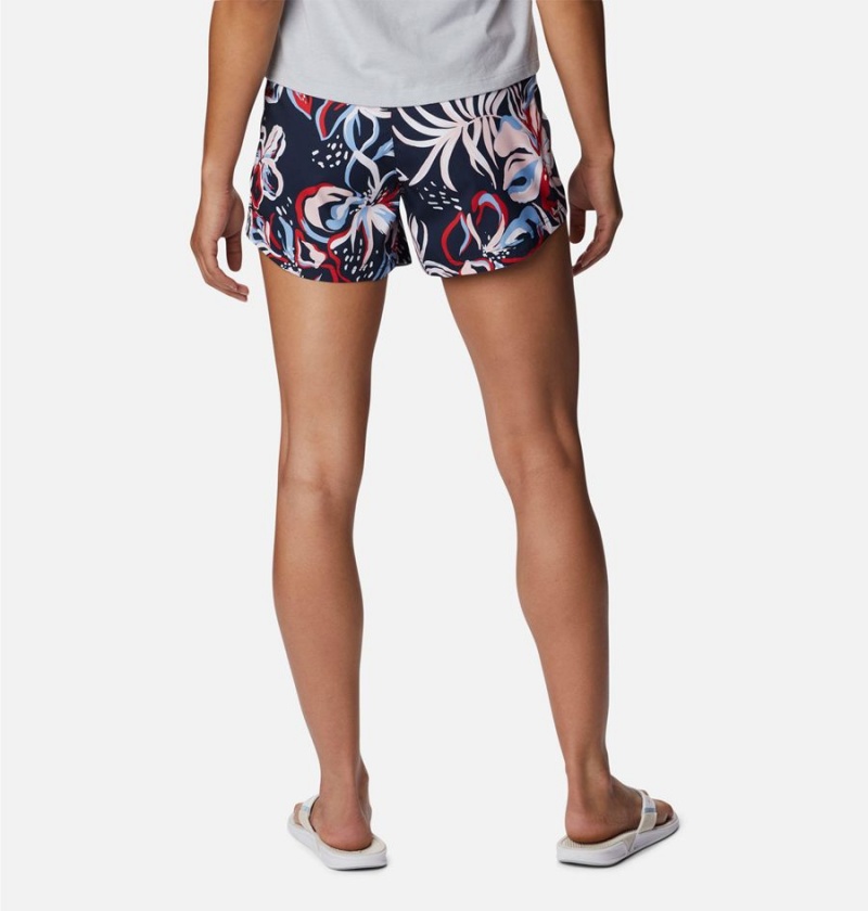 Columbia PFG Super Tamiami Pull-On Women's Shorts Navy | JUVRWK-641