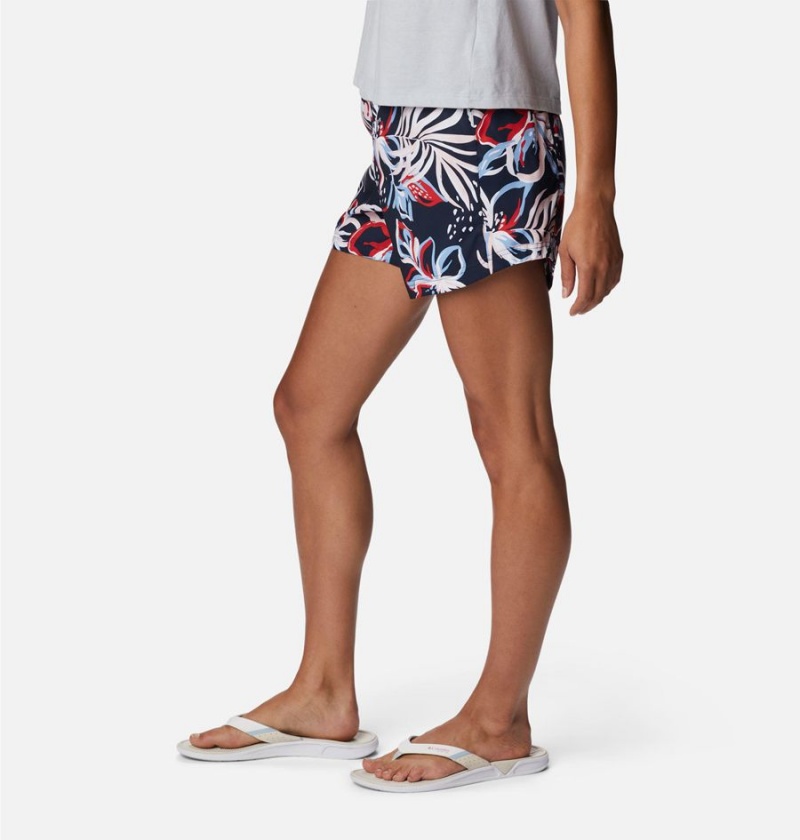 Columbia PFG Super Tamiami Pull-On Women's Shorts Navy | JUVRWK-641
