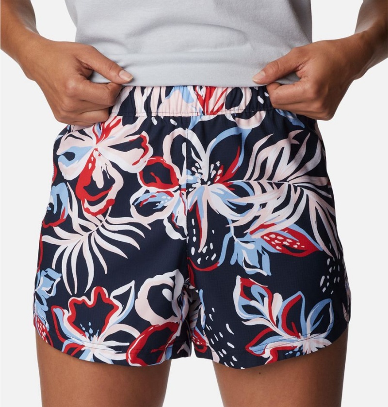 Columbia PFG Super Tamiami Pull-On Women's Shorts Navy | JUVRWK-641