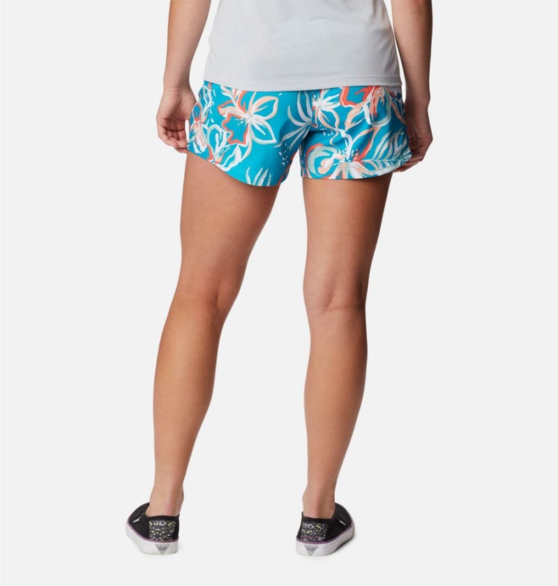Columbia PFG Super Tamiami Pull-On Women's Shorts Turquoise | NAZBPE-813