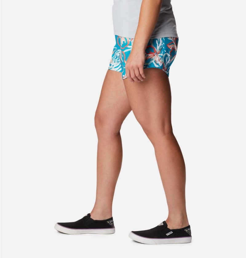 Columbia PFG Super Tamiami Pull-On Women's Shorts Turquoise | NAZBPE-813