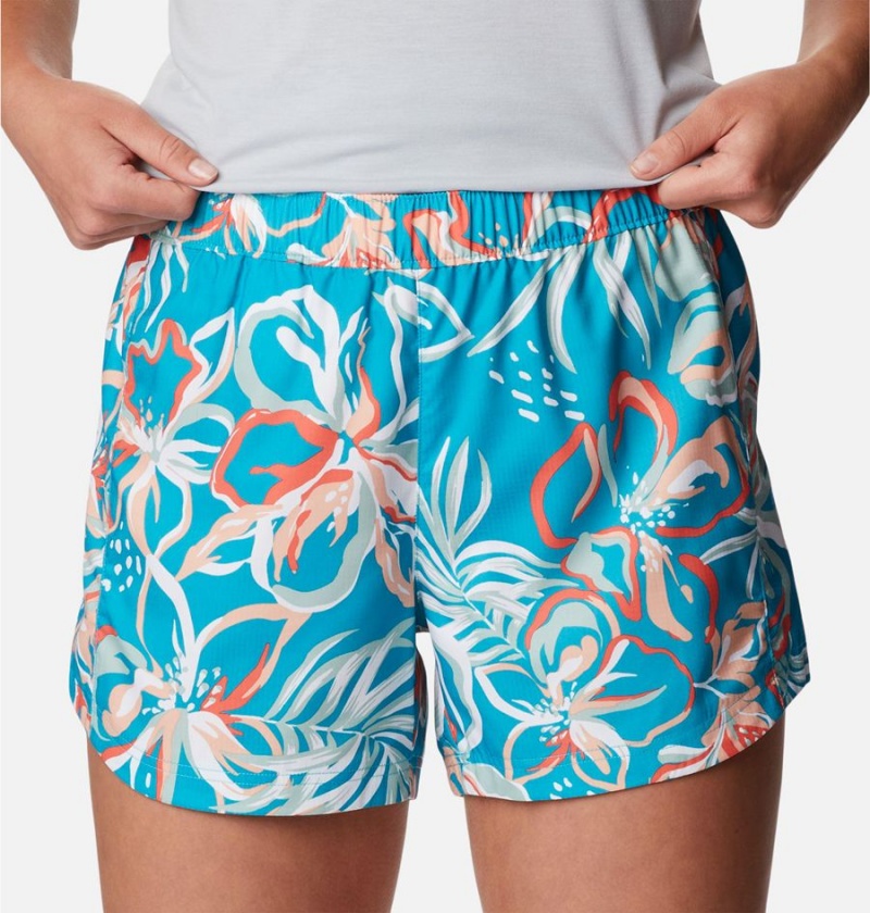 Columbia PFG Super Tamiami Pull-On Women's Shorts Turquoise | NAZBPE-813