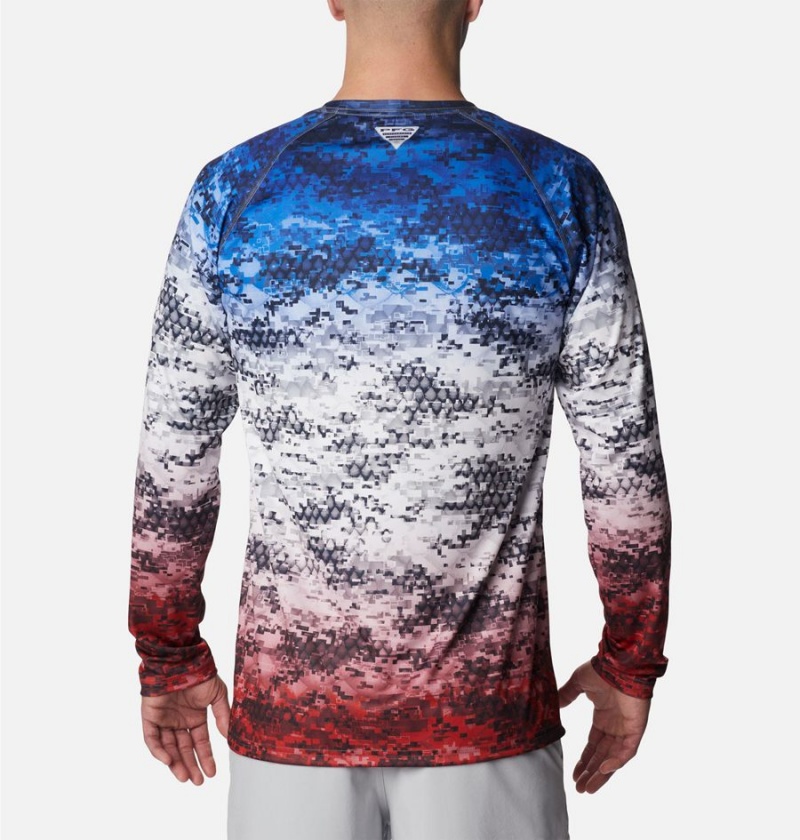 Columbia PFG Super Terminal Tackle Long Sleeve Men's T-Shirt Multicolor | YFXGOM-823