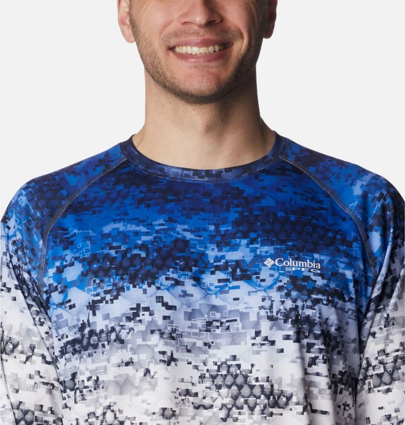 Columbia PFG Super Terminal Tackle Long Sleeve Men's T-Shirt Multicolor | YFXGOM-823