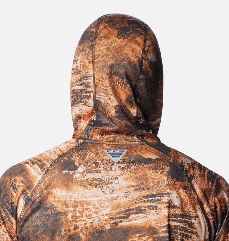 Columbia PFG Super Terminal Tackle Men's Hoodie Orange | WSCKAI-256