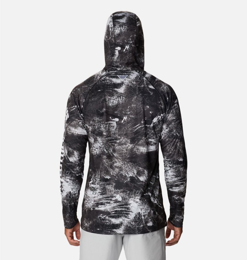 Columbia PFG Super Terminal Tackle Men's Hoodie Black | TMHCJY-634