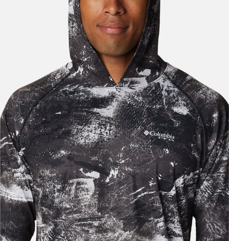 Columbia PFG Super Terminal Tackle Men's Hoodie Black | TMHCJY-634