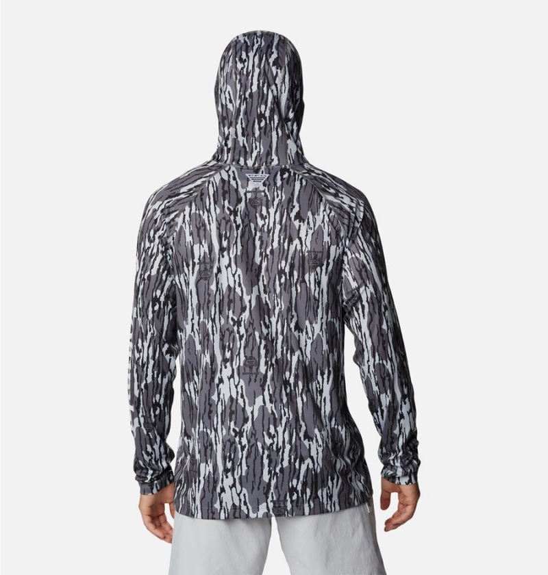 Columbia PFG Super Terminal Tackle Men's Hoodie Grey | FBDINK-695