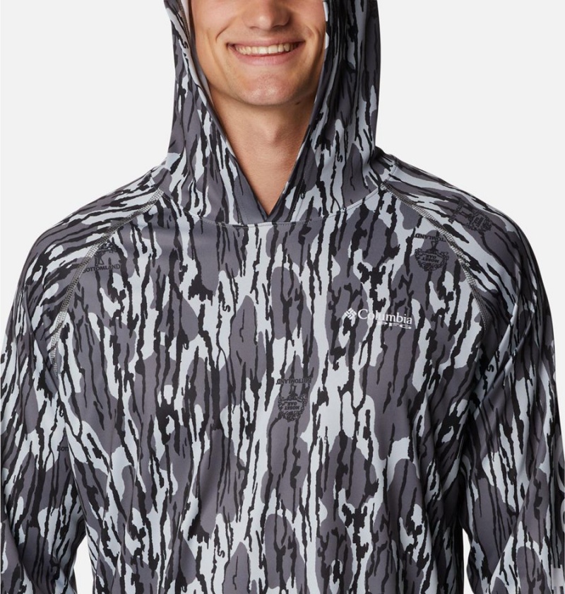 Columbia PFG Super Terminal Tackle Men's Hoodie Grey | FBDINK-695