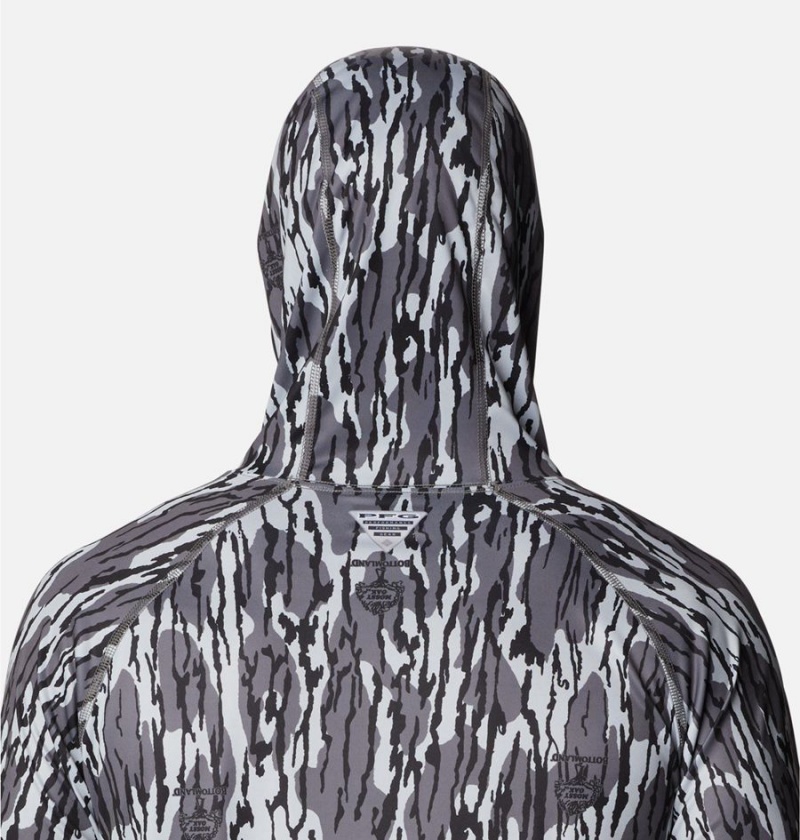 Columbia PFG Super Terminal Tackle Men's Hoodie Grey | FBDINK-695