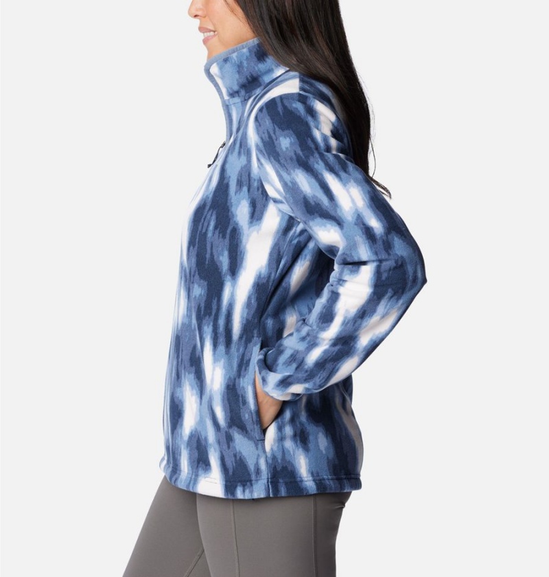 Columbia PFG Super Tidal Quarter Zip Fleece Women's Pullover Navy | KRYDFW-758