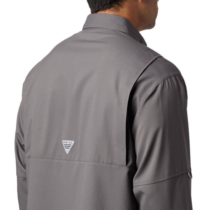 Columbia PFG Tamiami II Long Sleeve Men's Shirt Grey | FYARTL-123