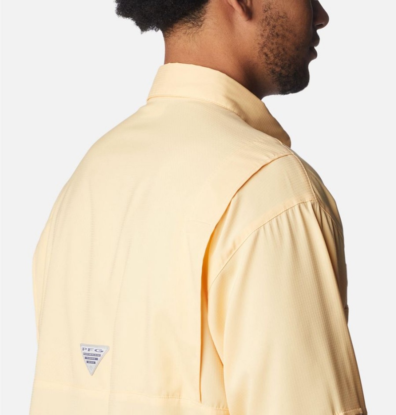 Columbia PFG Tamiami II Long Sleeve Men's Shirt Yellow | KUDMVG-604