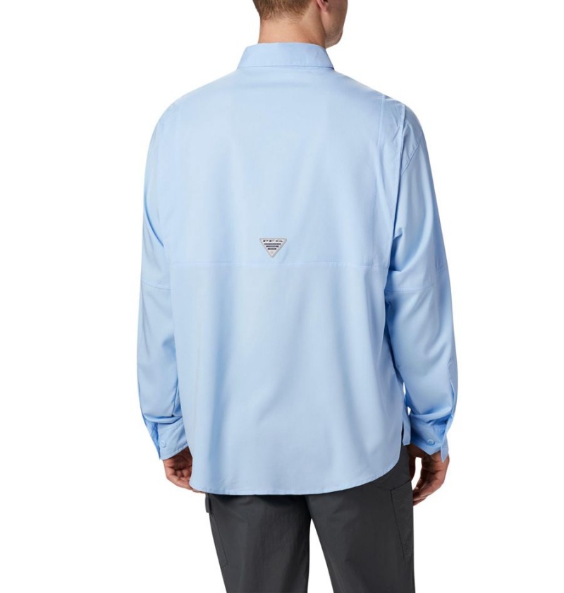 Columbia PFG Tamiami II Long Sleeve Men's Shirt Blue | QEGRBN-763
