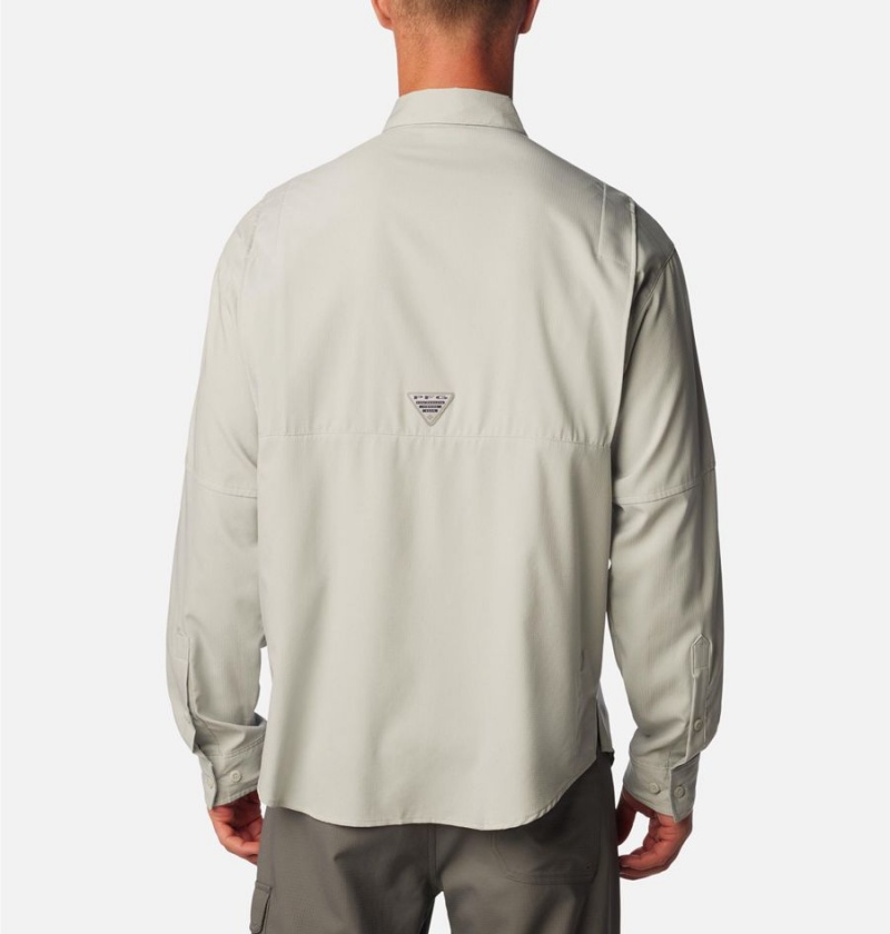 Columbia PFG Tamiami II Long Sleeve Men's Shirt Grey | WKHBTR-263