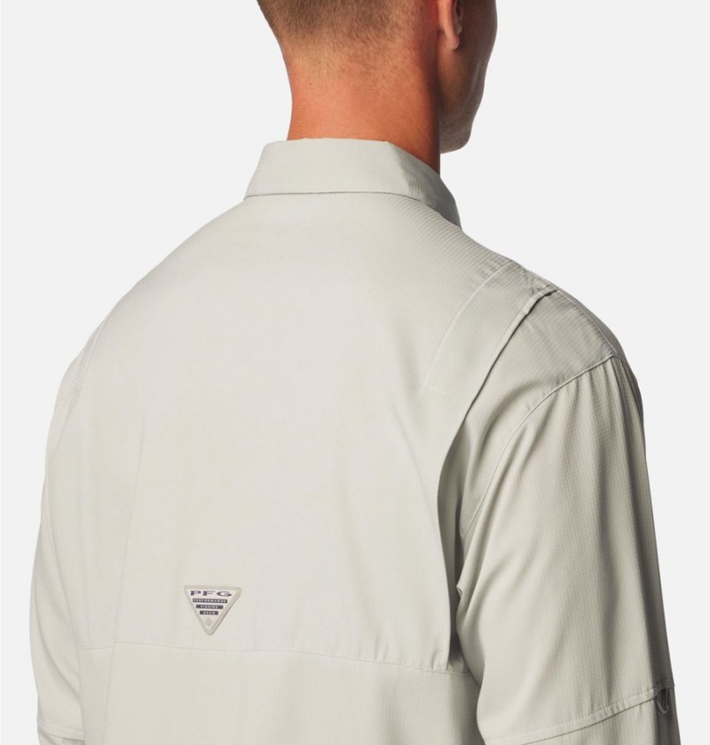 Columbia PFG Tamiami II Long Sleeve Men's Shirt Grey | WKHBTR-263
