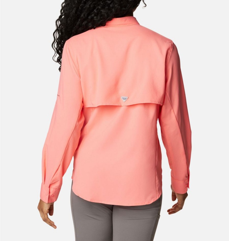 Columbia PFG Tamiami II Long Sleeve Women's Shirt Orange | BTFXIK-702