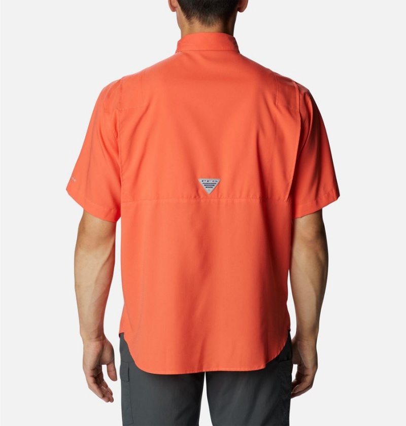 Columbia PFG Tamiami II Short Sleeve Men's Shirt Red | BJCGRE-765