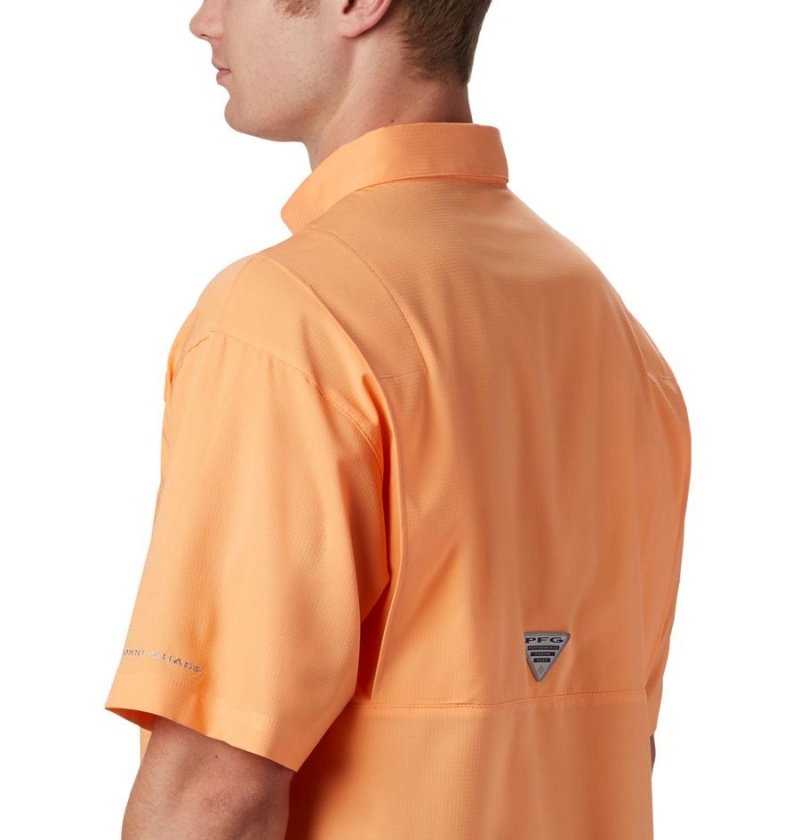 Columbia PFG Tamiami II Short Sleeve Men's Shirt Orange | TMXUZP-821