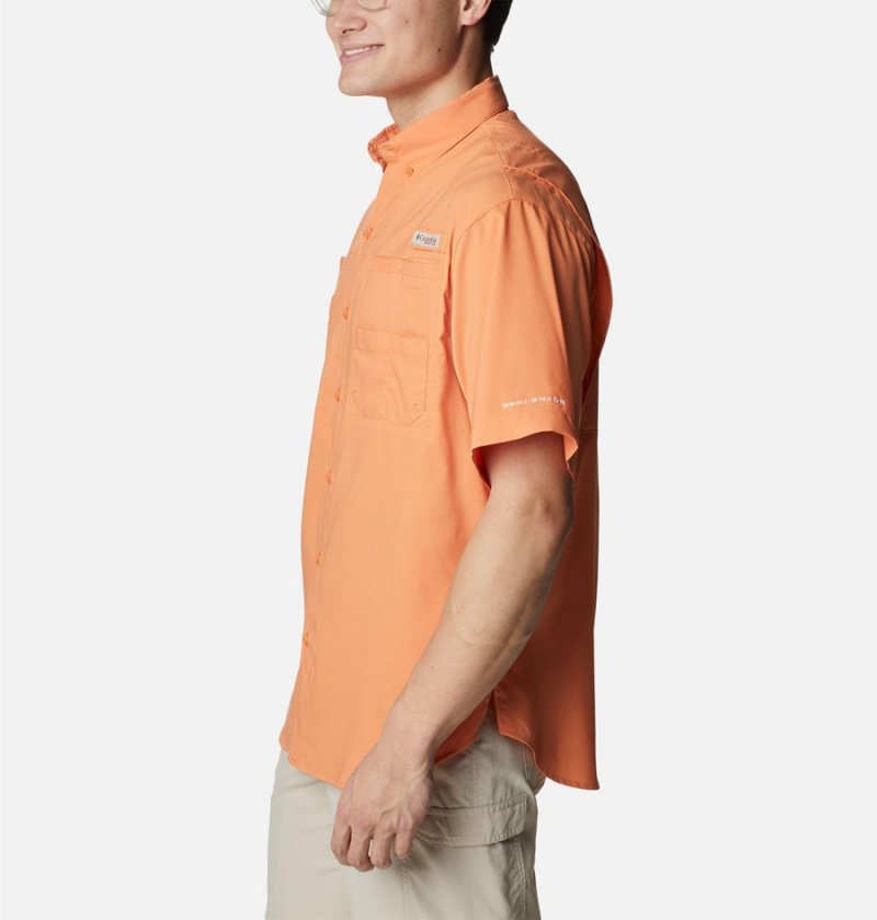 Columbia PFG Tamiami II Short Sleeve Men's Shirt Orange | XHPRET-597