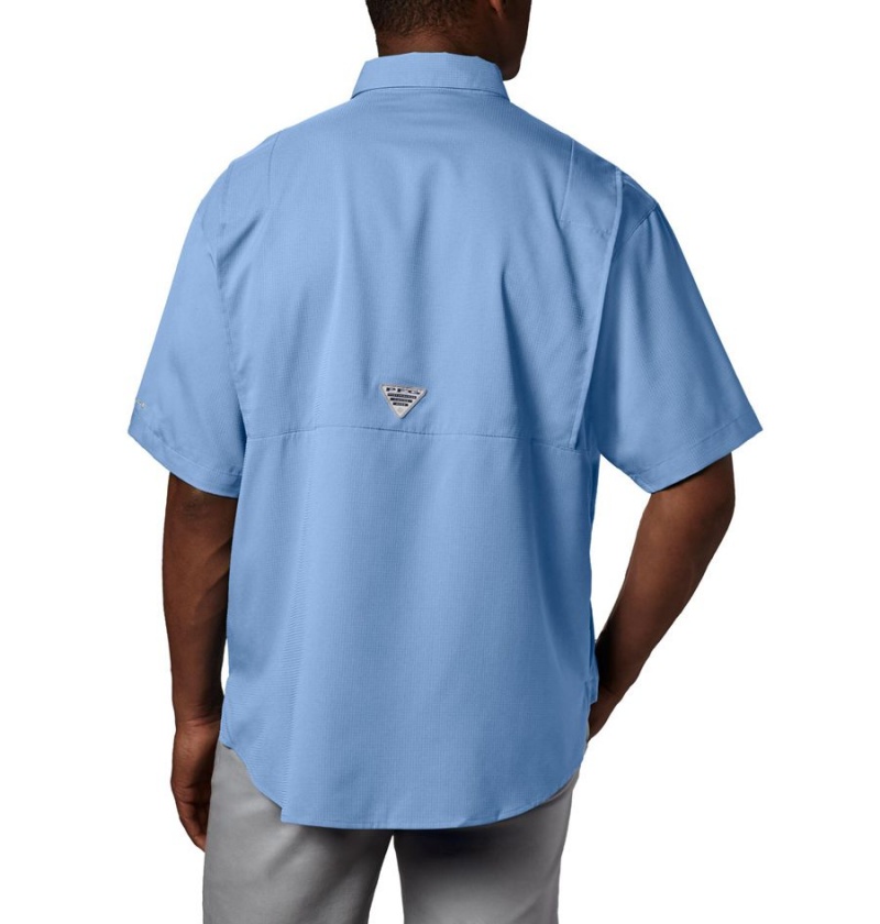 Columbia PFG Tamiami II Short Sleeve Men's Shirt Blue | MXNUTJ-798