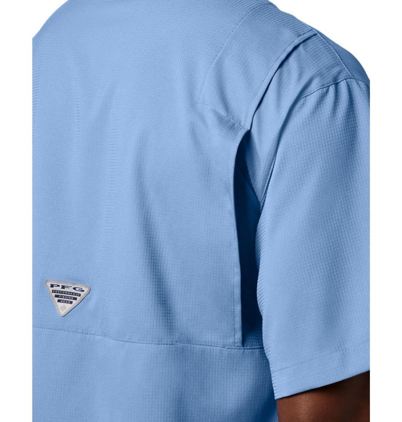 Columbia PFG Tamiami II Short Sleeve Men's Shirt Blue | MXNUTJ-798