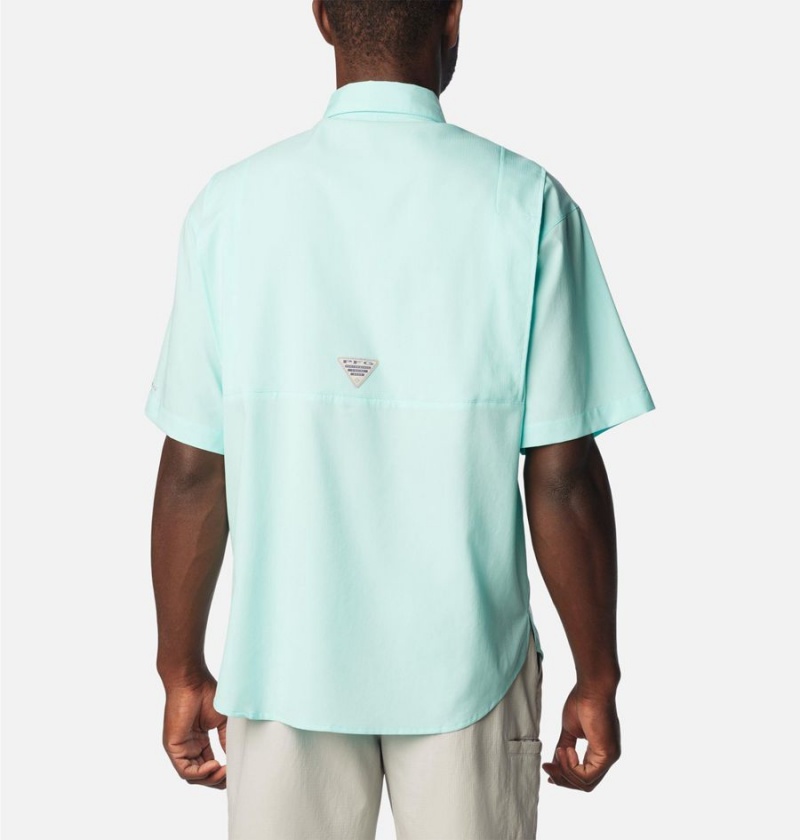 Columbia PFG Tamiami II Short Sleeve Men's Shirt Turquoise | UQIVYO-265