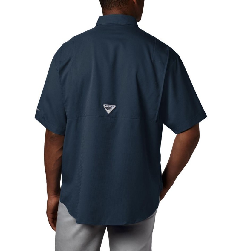 Columbia PFG Tamiami II Short Sleeve Men's Shirt Navy | GNFXKB-751