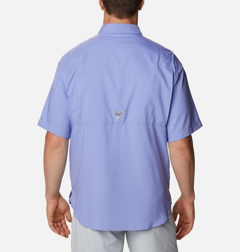 Columbia PFG Tamiami II Short Sleeve Men's Shirt Blue | PXVNRL-354