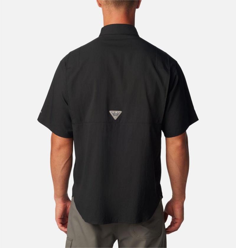 Columbia PFG Tamiami II Short Sleeve Men's Shirt Black | HPUSBO-612