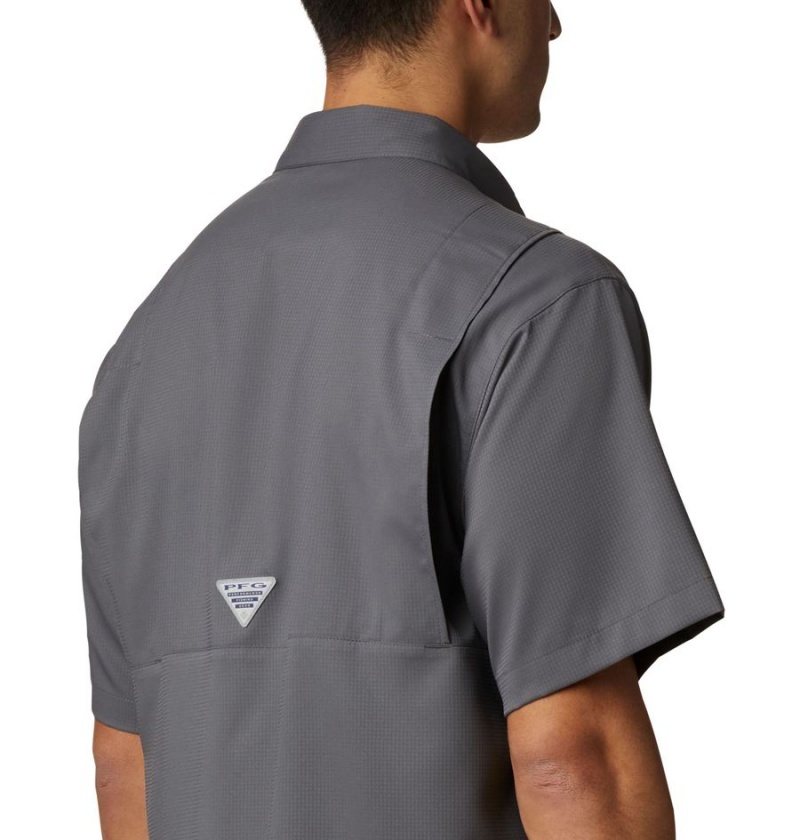 Columbia PFG Tamiami II Short Sleeve Men's Shirt Grey | YFWOUD-209
