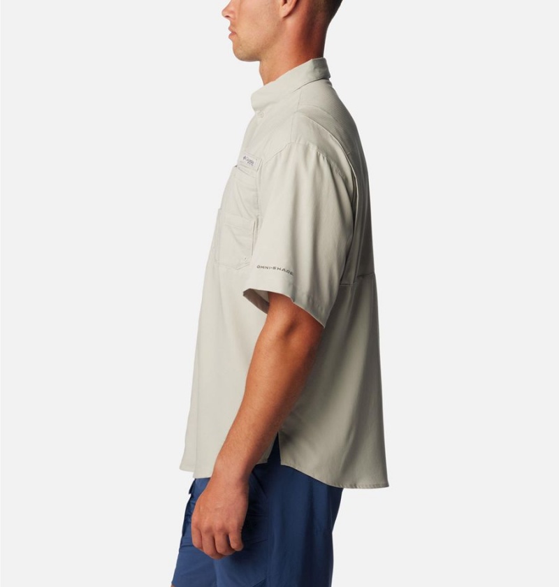 Columbia PFG Tamiami II Short Sleeve Men's Shirt Grey | TIJZEY-289