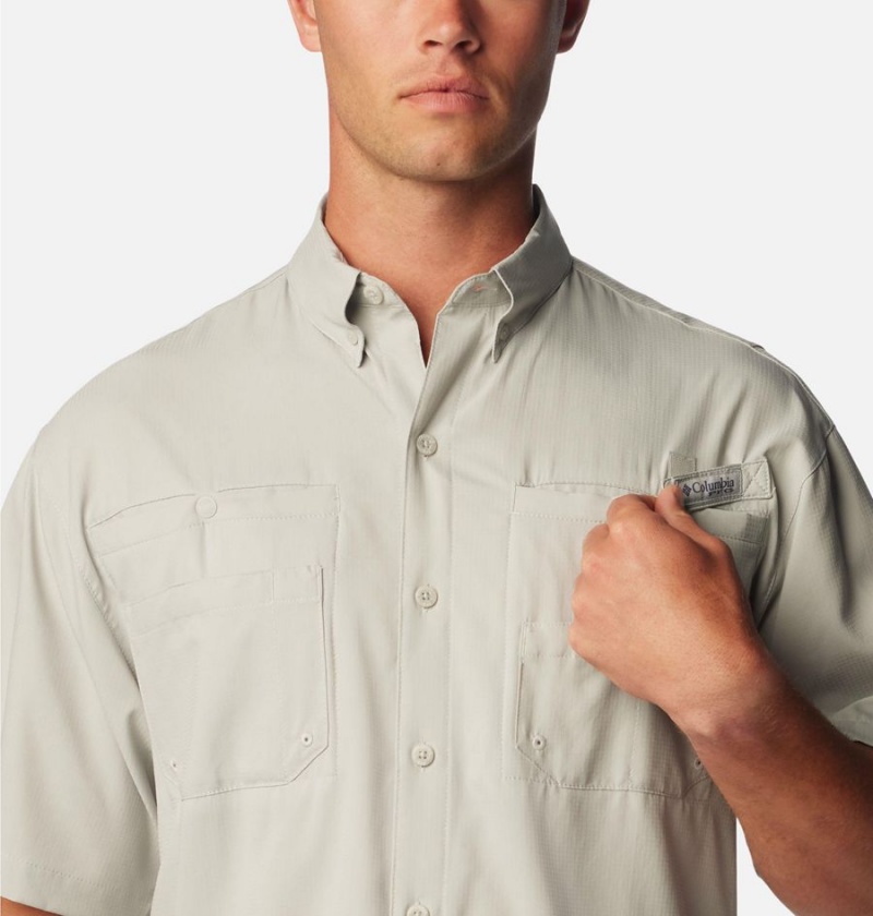 Columbia PFG Tamiami II Short Sleeve Men's Shirt Grey | TIJZEY-289
