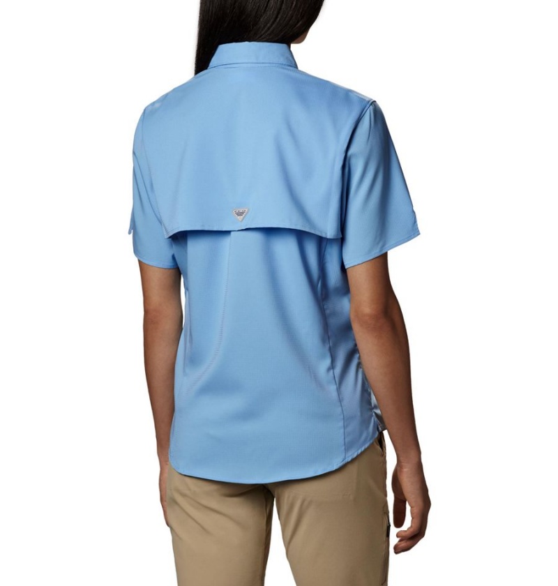 Columbia PFG Tamiami II Short Sleeve Women's Shirt Blue | BTCVON-462