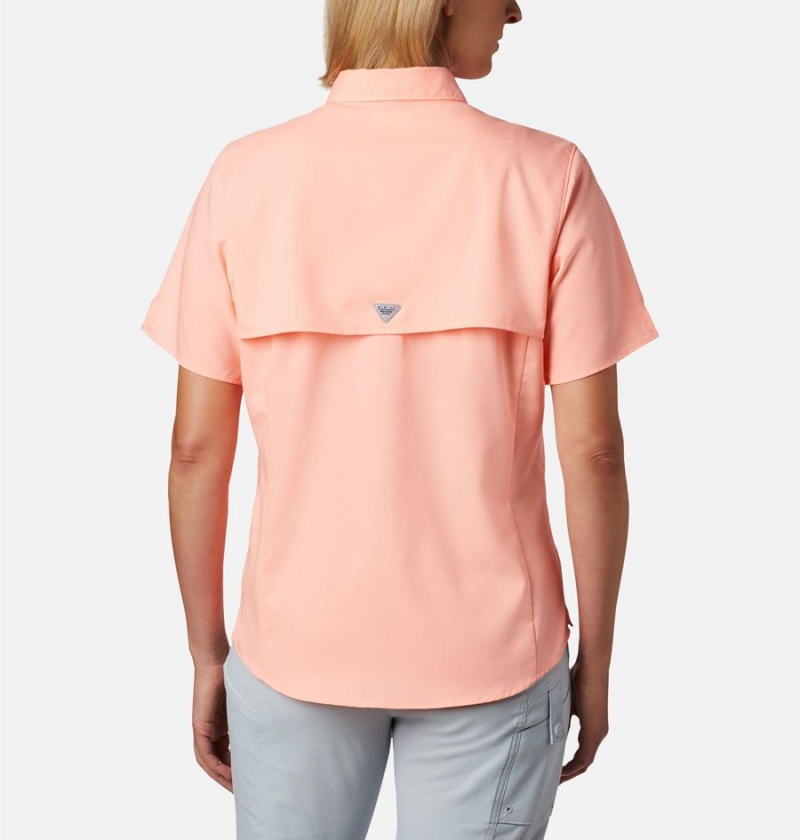 Columbia PFG Tamiami II Short Sleeve Women's Shirt Orange | DZQFPH-569