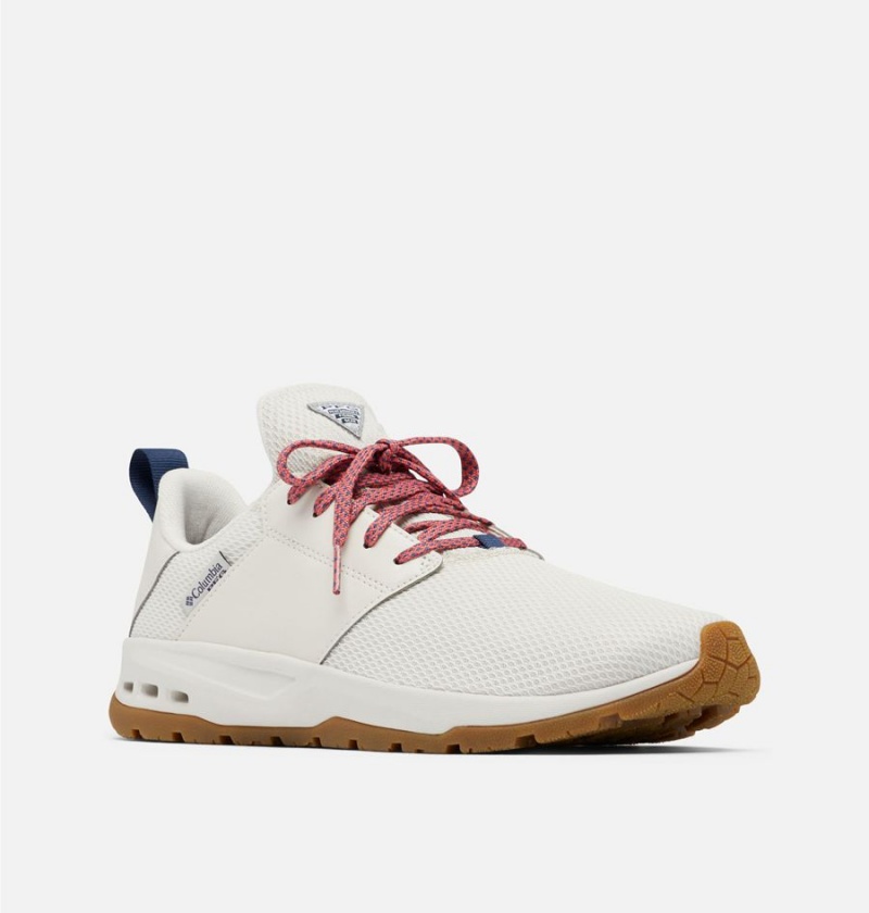 Columbia PFG Tamiami Men's Sneakers White | DAOIUY-610