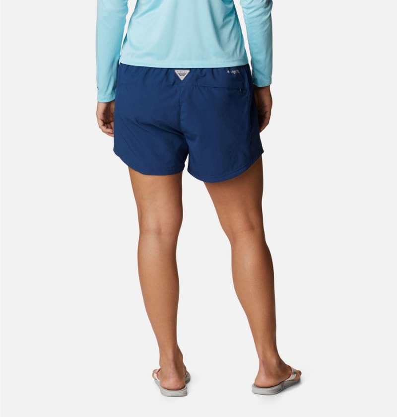 Columbia PFG Tamiami Pull-On Women's Shorts Blue | ANXUSH-294