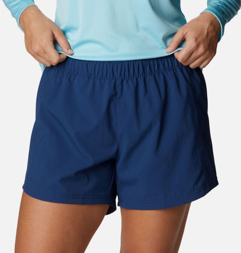 Columbia PFG Tamiami Pull-On Women's Shorts Blue | ANXUSH-294