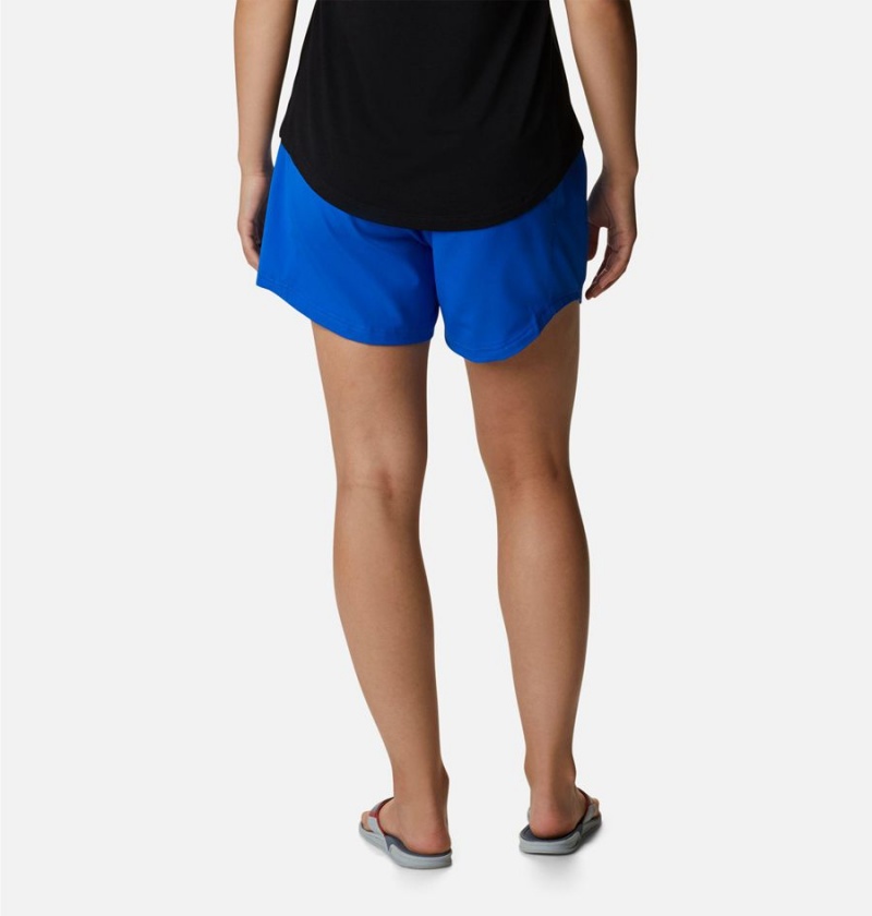 Columbia PFG Tamiami Pull-On Women's Shorts Blue | YZDGRU-137
