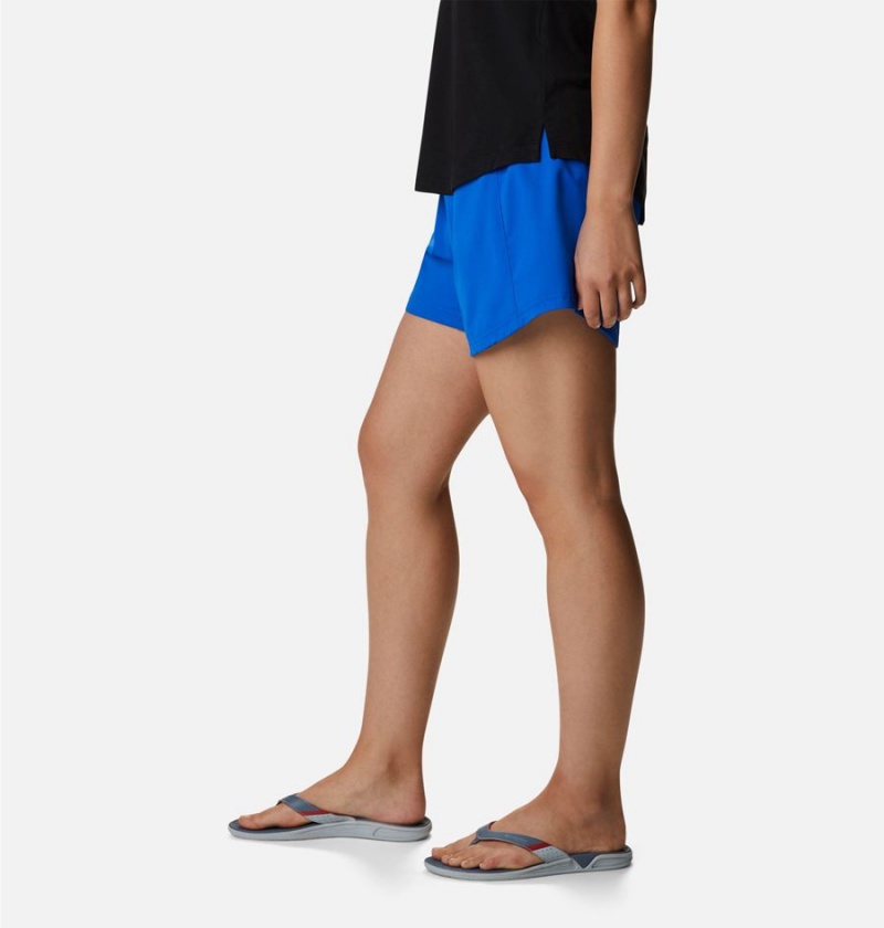 Columbia PFG Tamiami Pull-On Women's Shorts Blue | YZDGRU-137