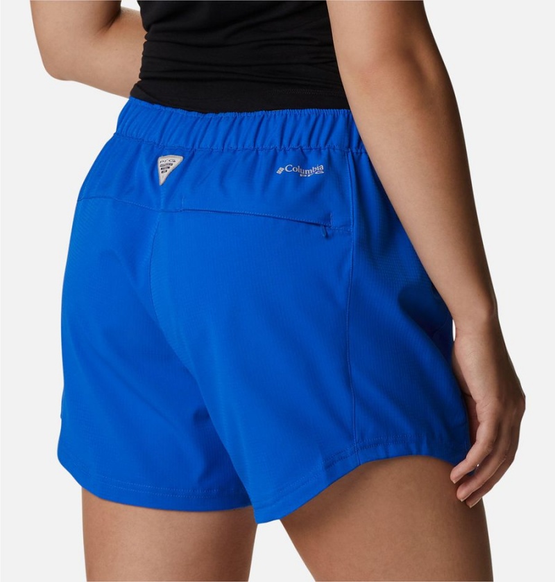 Columbia PFG Tamiami Pull-On Women's Shorts Blue | YZDGRU-137