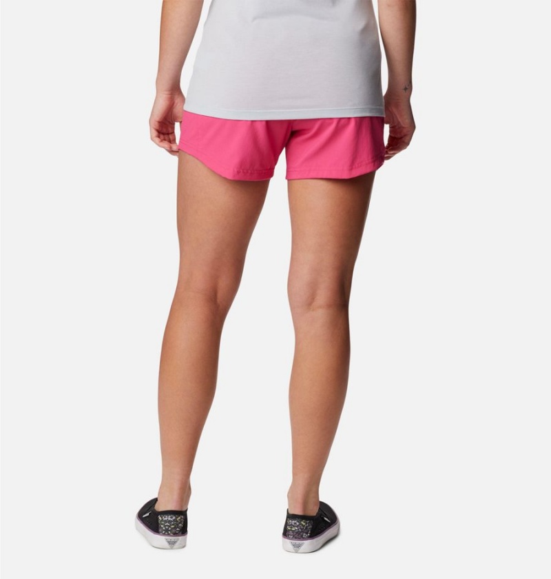 Columbia PFG Tamiami Pull-On Women's Shorts Pink | GZRMTO-980