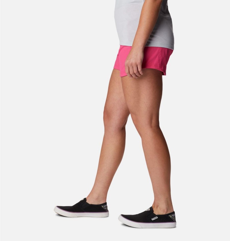 Columbia PFG Tamiami Pull-On Women's Shorts Pink | GZRMTO-980