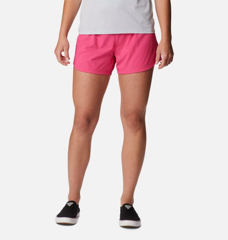 Columbia PFG Tamiami Pull-On Women\'s Shorts Pink | GZRMTO-980