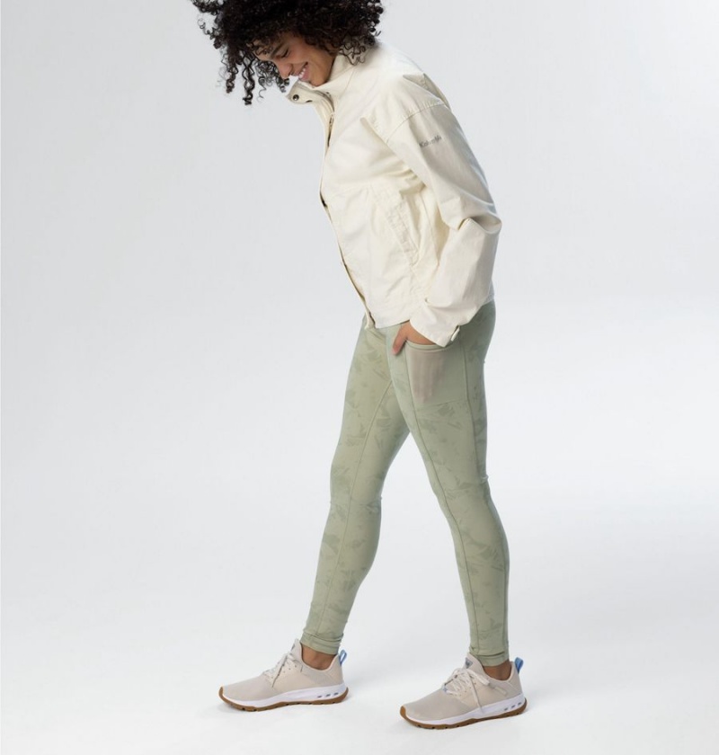 Columbia PFG Tamiami Women's Sneakers White | WAMQVP-856